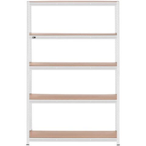 Regał magazynowy metalowy 5 półek 750 kg 120 x 40 x 180 cm szary