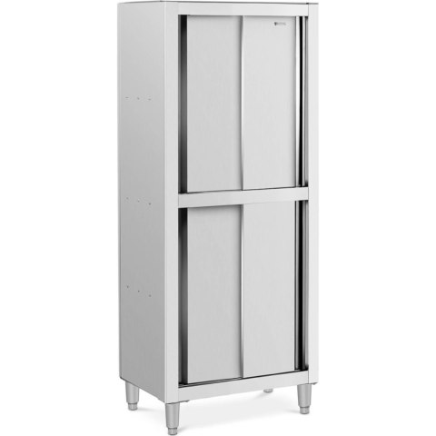 Szafa gastronomiczna magazynowa ze stali nierdzewnej drzwi suwane 120 kg 80 x 50 x 180 cm Szafa gastronomiczna magazynowa ze stali nierdzewnej drzwi suwane 120 kg 80 x 50 x 180 cm