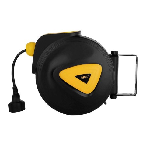 Zwijacz automatyczny bęben naścienny kablowy z przedłużaczem gniazdo AC230V / 10A / 50Hz dł. 11.5m Zwijacz automatyczny bęben naścienny kablowy z przedłużaczem gniazdo AC230V / 10A / 50Hz dł. 11.5m