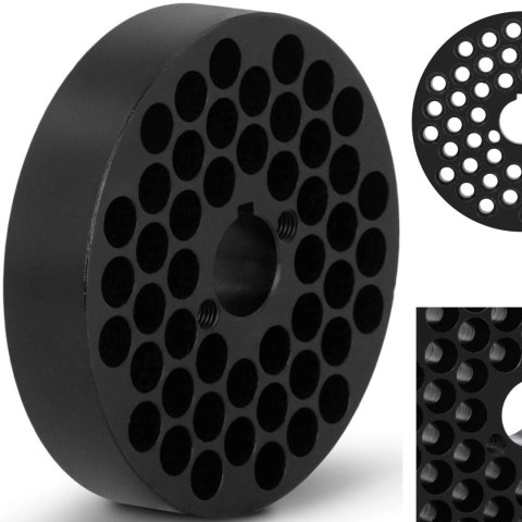 Matryca do peleciarki WIE-PM-1500 WIE-PM-500 śr. 120 mm x 18 mm otwory 8 mm Matryca do peleciarki WIE-PM-1500 WIE-PM-500 śr. 120 mm x 18 mm otwory 8 mm