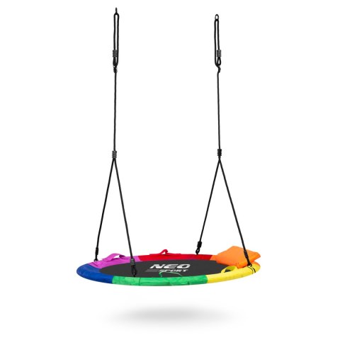 Huśtawka bocianie gniazdo Swingo XXL wielokolorowa 110 cm