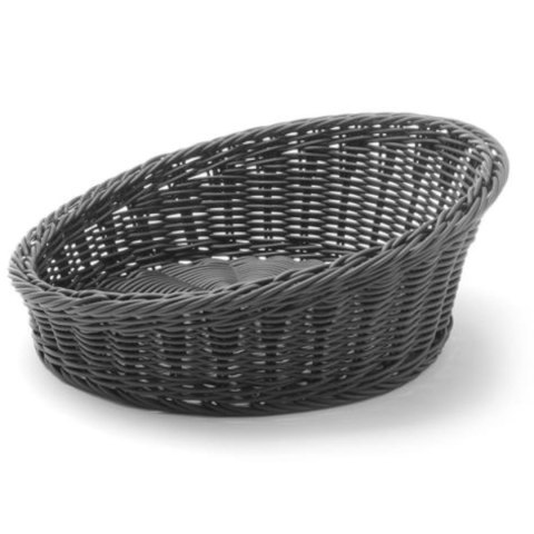 Kosz ekspozycyjny na pieczywo owoce skośny okrągły śr. 310 mm czarny - Hendi 426579 Kosz ekspozycyjny na pieczywo owoce skośny okrągły śr. 310 mm czarny - Hendi 426579