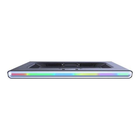Podstawka chłodząca z podświetleniem do laptopa do 21" Turbo Fan USB szary