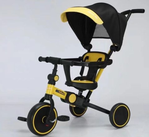 Rowerek trójkołowy TRIKE FIX V4 rower spacerówka rowerek biegowy 6w1 czarny