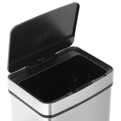Kosz na śmieci automatyczny bezdotykowy prostokątny z czujnikiem ruchu 30 cm 60 l Kosz na śmieci automatyczny bezdotykowy prostokątny z czujnikiem ruchu 30 cm 60 l