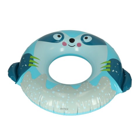 INTEX 59266 Kółko do pływania koło dmuchane ponton plażowy leniwiec max 40kg 76 cm