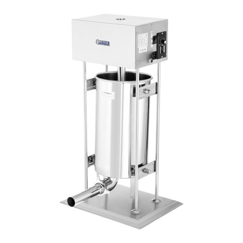Napełniacz nadziewarka do kiełbasy elektryczny z silnikiem Royal Catering + 4 lejki 15L Napełniacz nadziewarka do kiełbasy elektryczny z silnikiem Royal Catering + 4 lejki 15L