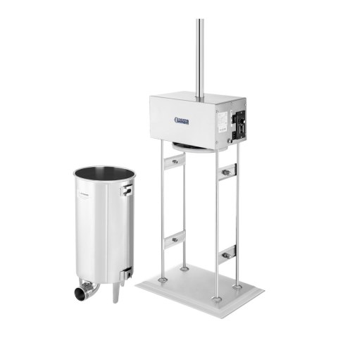 Napełniacz nadziewarka do kiełbasy elektryczny z silnikiem Royal Catering + 4 lejki 15L Napełniacz nadziewarka do kiełbasy elektryczny z silnikiem Royal Catering + 4 lejki 15L