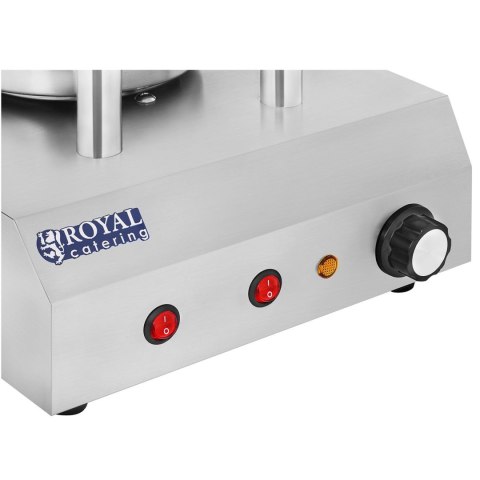 Podgrzewacz urządzenie do 30 hot dogów parówek 2 bułek Royal Catering RCHW-350-2 Podgrzewacz urządzenie do 30 hot dogów parówek 2 bułek Royal Catering RCHW-350-2