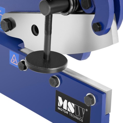 Nożyce gilotynowe gilotyna do blachy i prętów ręczna gr. 6 mm szer. 170 mm Nożyce gilotynowe gilotyna do blachy i prętów ręczna gr. 6 mm szer. 170 mm