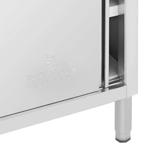 Stół gastronomiczny z szafką z drzwiami suwanymi STAL 100 x 50 cm do 330 kg Stół gastronomiczny z szafką z drzwiami suwanymi STAL 100 x 50 cm do 330 kg