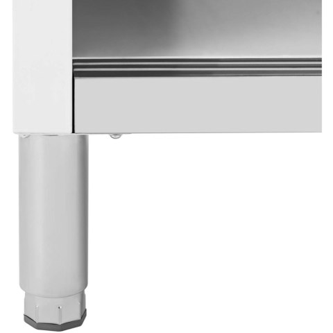 Stół gastronomiczny z szafką z drzwiami suwanymi STAL 100 x 50 cm do 330 kg Stół gastronomiczny z szafką z drzwiami suwanymi STAL 100 x 50 cm do 330 kg