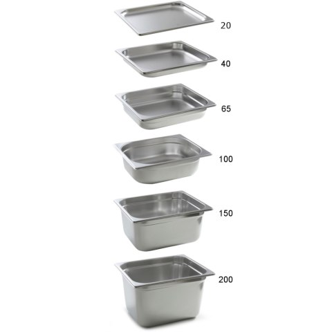 Pojemnik gastronomiczny do pieców GN 1/2 wys. 20 mm - Hendi 816066 Pojemnik gastronomiczny do pieców GN 1/2 wys. 20 mm - Hendi 816066