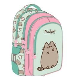 Plecak szkolny młodzieżowy czterokomorowy Pusheen 22L miętowy