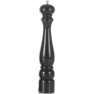 Młynek do pieprzu drewniany HELICOIL czarny 400mm - Hendi 469149
