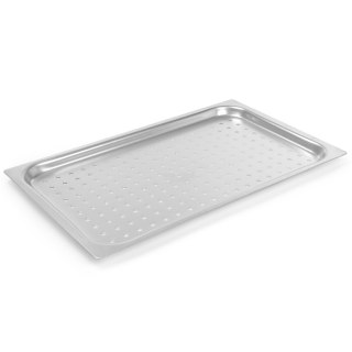 Pojemnik aluminiowy GN 1/1 perforowany 530x325x(H)20mm Hendi 808672