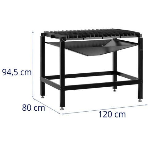Stół do ręcznego cięcia plazmą warsztatowy STAL 120 x 80 cm Stół do ręcznego cięcia plazmą warsztatowy STAL 120 x 80 cm