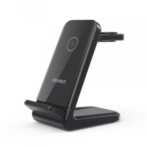 4w1 Stacja ładująca indukcyjna Qi 15W do smartfonów smartwatchów i słuchawek czarna 4w1 Stacja ładująca indukcyjna Qi 15W do smartfonów smartwatchów i słuchawek czarna