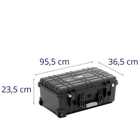 Walizka transportowa ochronna na kółkach z wysuwaną rączką 55.9 x 35.1 x 22.9 cm 27 l Walizka transportowa ochronna na kółkach z wysuwaną rączką 55.9 x 35.1 x 22.9 cm 27 l