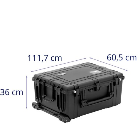 Walizka transportowa ochronna na kółkach z wysuwaną rączką 79 x 59.5 x 36.5 cm 123 l Walizka transportowa ochronna na kółkach z wysuwaną rączką 79 x 59.5 x 36.5 cm 123 l