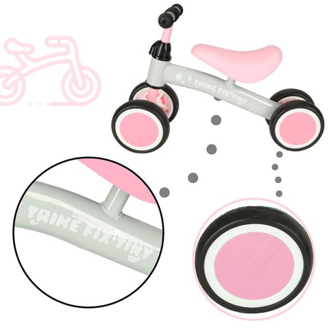 Rowerek biegowy Trike Fix Tiny rower jeździk 3w1 różowy