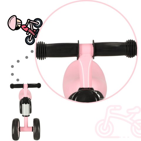 Rowerek biegowy Trike Fix Tiny rower jeździk 3w1 różowy