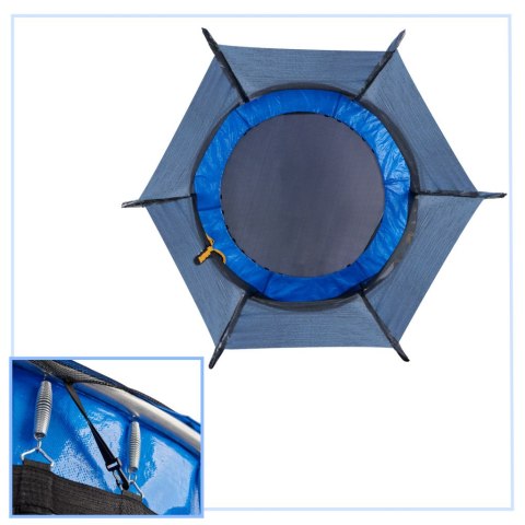 Trampolina ogrodowa dla dzieci siatka 180x200cm Trampolina ogrodowa dla dzieci siatka 180x200cm