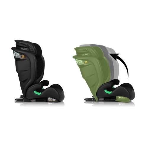 Fotelik samochodowy Nukido Lousi czarny 15-36 kg ISOFIX