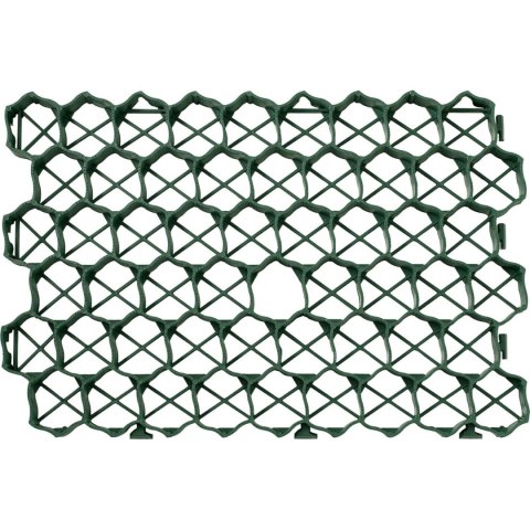 Kratka trawnikowa parkingowa modułowa 60 x 40 x 4 cm 4 szt. zielona Kratka trawnikowa parkingowa modułowa 60 x 40 x 4 cm 4 szt. zielona