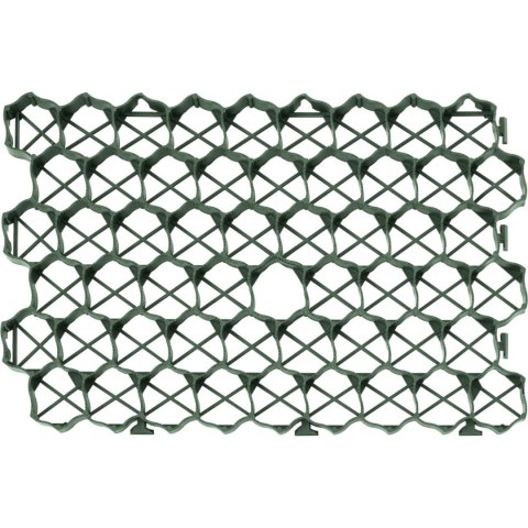Kratka trawnikowa parkingowa modułowa 60 x 40 x 3 cm 5 szt. zielona Kratka trawnikowa parkingowa modułowa 60 x 40 x 3 cm 5 szt. zielona