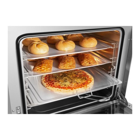 Piec piekarnik konwekcyjny 4-poziomowy 2400 W + 4 x Tacka Piec piekarnik konwekcyjny 4-poziomowy 2400 W + 4 x Tacka