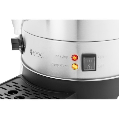 Warnik podgrzewacz do wody z podwójnymi ściankami i ociekaczem 13.5 L 2500 W srebrny Warnik podgrzewacz do wody z podwójnymi ściankami i ociekaczem 13.5 L 2500 W srebrny