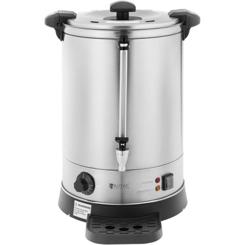 Warnik podgrzewacz do wody z podwójnymi ściankami i ociekaczem 13.5 L 2500 W srebrny Warnik podgrzewacz do wody z podwójnymi ściankami i ociekaczem 13.5 L 2500 W srebrny