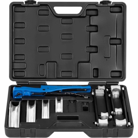 Giętarka zaginarka ręczna do rur XPAP PEX miedzianych śr. 16-32 mm 4 głowice Giętarka zaginarka ręczna do rur XPAP PEX miedzianych śr. 16-32 mm 4 głowice