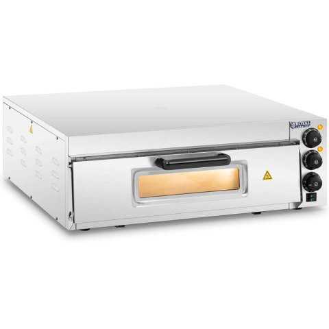 Piec do pizzy jednokomorowy z szybą 1 pizza 60 cm 230 V 3000 W Piec do pizzy jednokomorowy z szybą 1 pizza 60 cm 230 V 3000 W