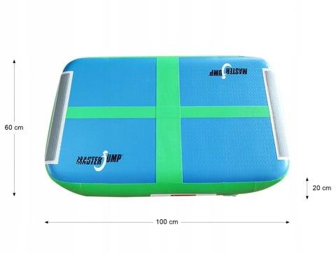 AirBlock Mata Gimnastyczna Trampolina MASTER 60 x 100 x 20 cm Blue Green AirBlock Mata Gimnastyczna Trampolina MASTER 60 x 100 x 20 cm Blue Green