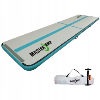 AirTrack Dmuchana Mata Gimnastyczna MASTER S-Pro 400 x 100 x 10 cm Grey-Teal