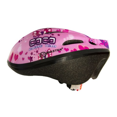 Kask Rowerowy Różowy MASTER Flash M Kask Rowerowy Różowy MASTER Flash M