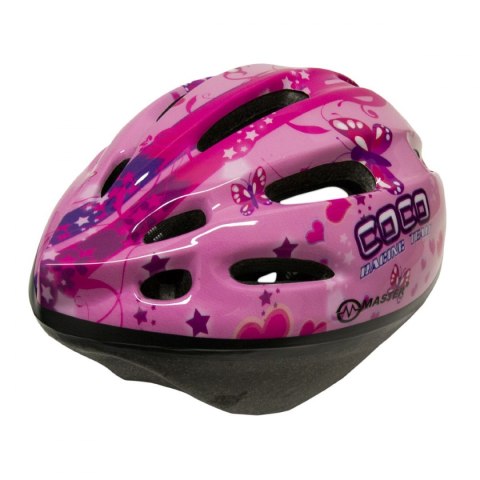Kask Rowerowy Różowy MASTER Flash M Kask Rowerowy Różowy MASTER Flash M
