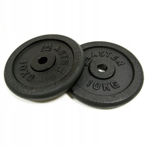 Obciążenia Talerze Żeliwne MASTER 10 kg x2 Obciążenia Talerze Żeliwne MASTER 10 kg x2
