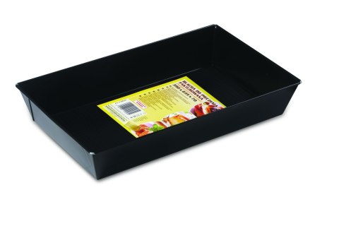 Blacha do pieczenia tortownica forma fakturowana do ciast wypieków 36cm x 24,5cm x 6cm czarna Blacha do pieczenia tortownica forma fakturowana do ciast wypieków 36cm x 24,5cm x 6cm czarna