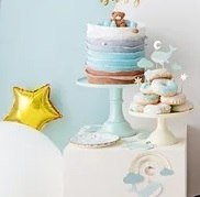 Dekoracje do muffinek babeczek - Wieloryb 11cm-13,5cm 7 sztuk Dekoracje do muffinek babeczek - Wieloryb 11cm-13,5cm 7 sztuk