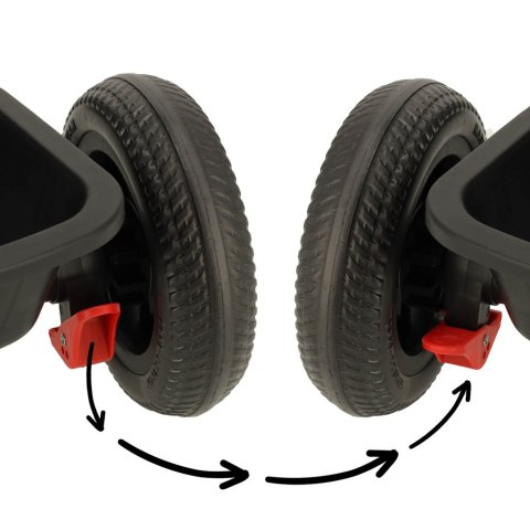 Rowerek trójkołowy TRIKE FIX Lite V2 3w1 z daszkiem obracany regulowany spacerówka prowadnik pasy szary Rowerek trójkołowy TRIKE FIX Lite V2 3w1 z daszkiem obracany regulowany spacerówka prowadnik pasy szary