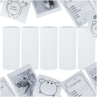 Rolki termiczne papier do drukarki apartu 5,7cm x 4,5m 5 sztuk
