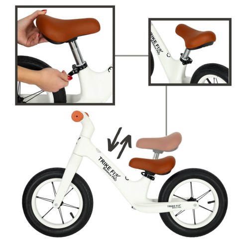 Rowerek biegowy Trike Fix Balance PRO biały lekki 3kg