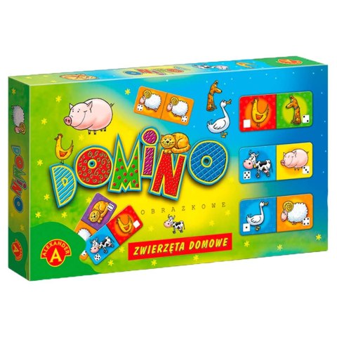 ALEXANDER Domino zwierzęta domowe gra edukacyjna 4+ ALEXANDER Domino zwierzęta domowe gra edukacyjna 4+