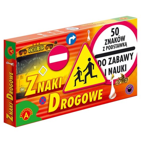 ALEXANDER Znaki Drogowe zabawka edukacyjna 50 znaków 4+ ALEXANDER Znaki Drogowe zabawka edukacyjna 50 znaków 4+
