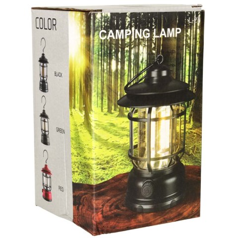 Lampa ogrodowa kempingowa na biwak z uchwytem piknik akumulatorowa USB