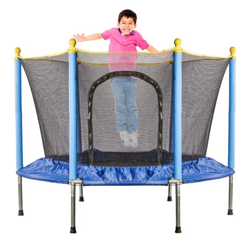 Trampolina ogrodowa dla dzieci siatka 140cm 55inch 80kg Trampolina ogrodowa dla dzieci siatka 140cm 55inch 80kg