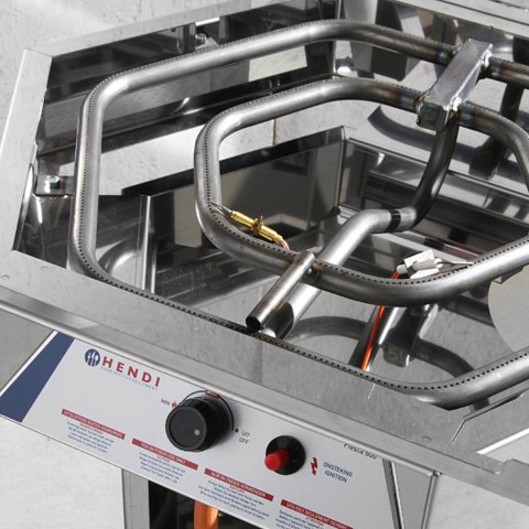 Grill gazowy do patelni FIESTA-600 4800W - Hendi 146002 Grill gazowy do patelni FIESTA-600 4800W - Hendi 146002